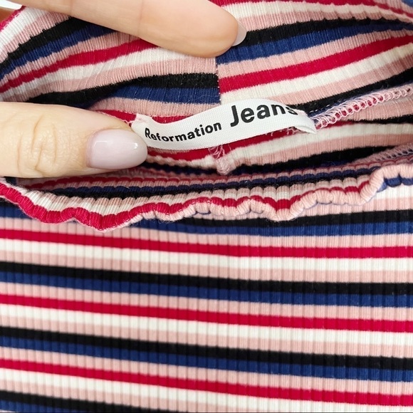 Reformation Mod Striped Dress - Picture 5 of 6